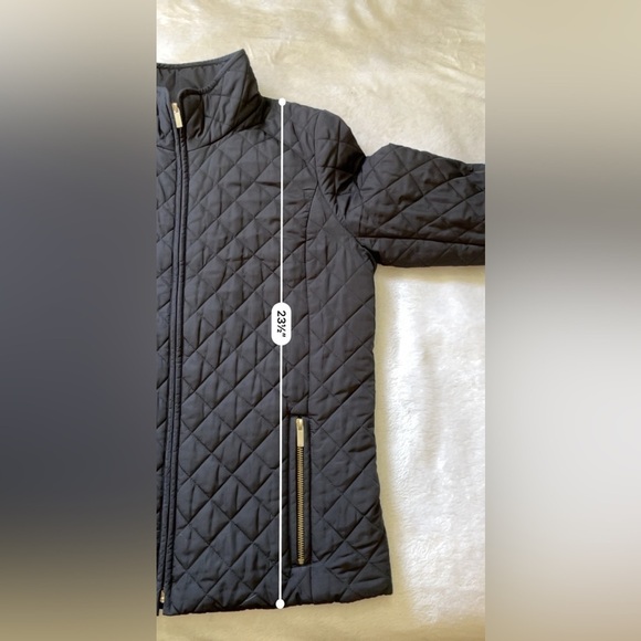 J.Crew Women’s Black Quilted Jacket Size M Diamond Puffer - Picture 9 of 16
